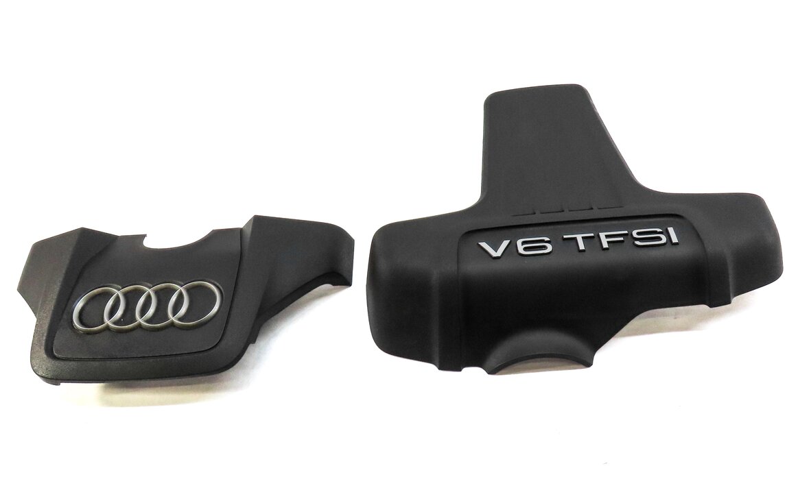Thumbnail 2: 09-16 AUDI A6 A7 A8 Q5 Q7 S5 SQ5 - 3.0L SUPERCHARGED ENGINE COVER TRIM SET