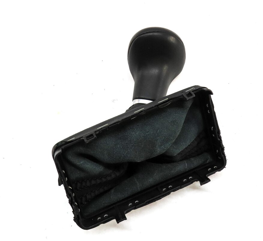 Thumbnail 5: 2012 AUDI A7 (C7 4G8) SHIFT SHIFTER KNOB AND BOOT (BLACK & SILVER) 4G1713139R
