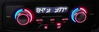 Thumbnail 2: 2012-2015 AUDI A6 A7 S6 S7 (C7 4G8) REAR HEATER A/C TEMPERATURE CONTROL PANEL