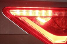 Thumbnail 2: 2012-2015 AUDI A7 S7 (C7 4G8) REAR RIGHT INNER TRUNK TAILLIGHT LIGHT LAMP (LED)