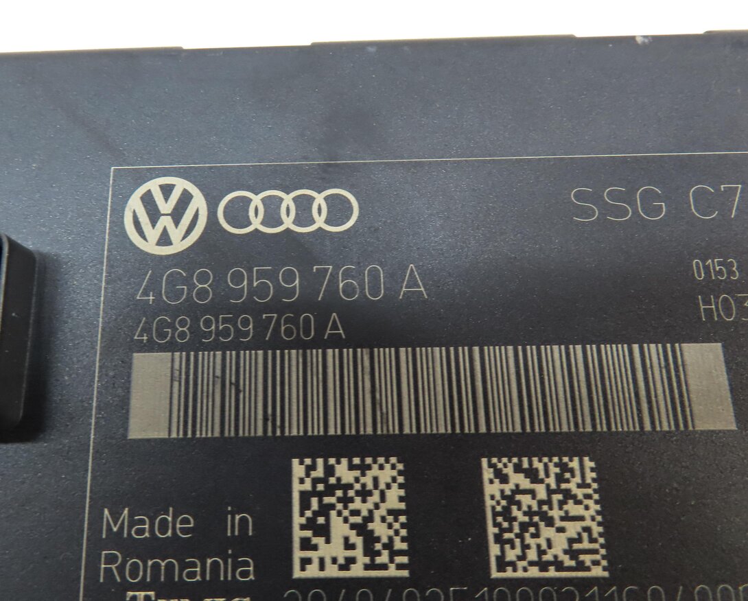 Thumbnail 4: 2012 AUDI A7 (C7 4G8) FRONT SEAT MEMORY CONTROL MODULE 4G8959760A