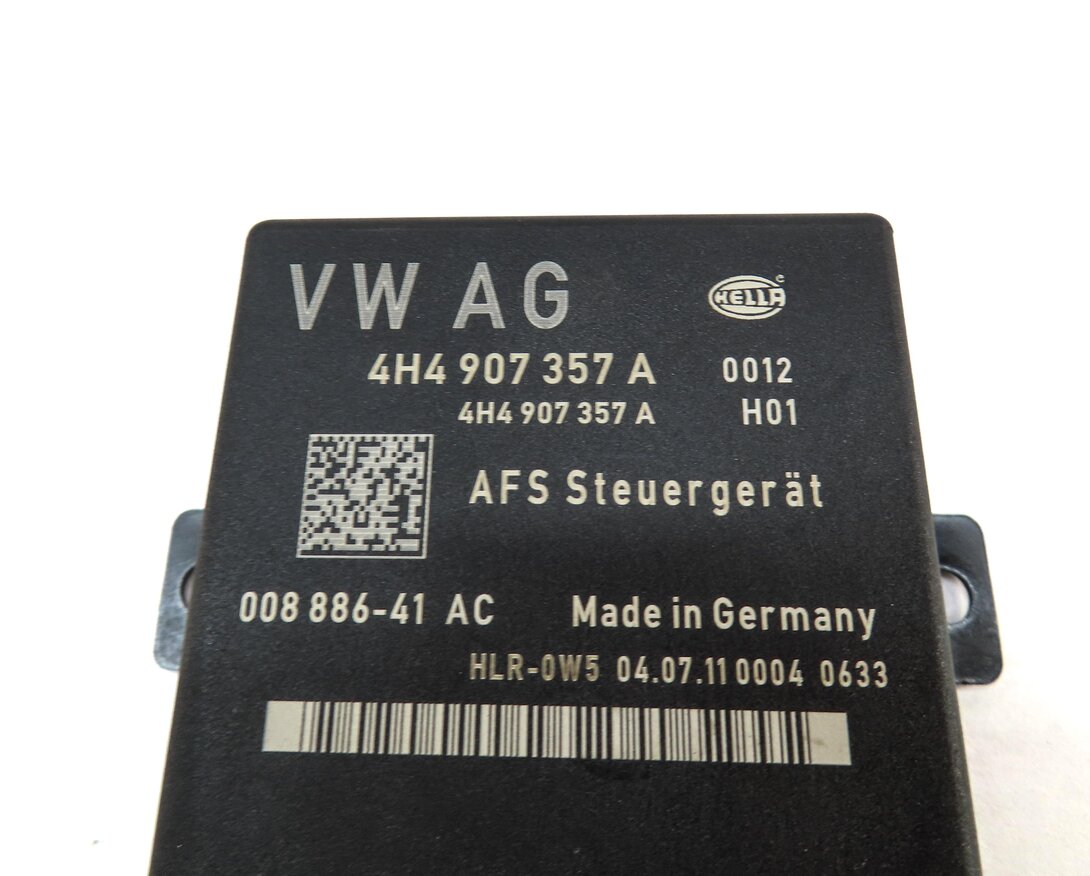 Thumbnail 2: 2012 AUDI A7 (C7 4G8) HEADLIGHT HEAD LIGHT LAMP RANGE CONTROL MODULE 4H4907357A