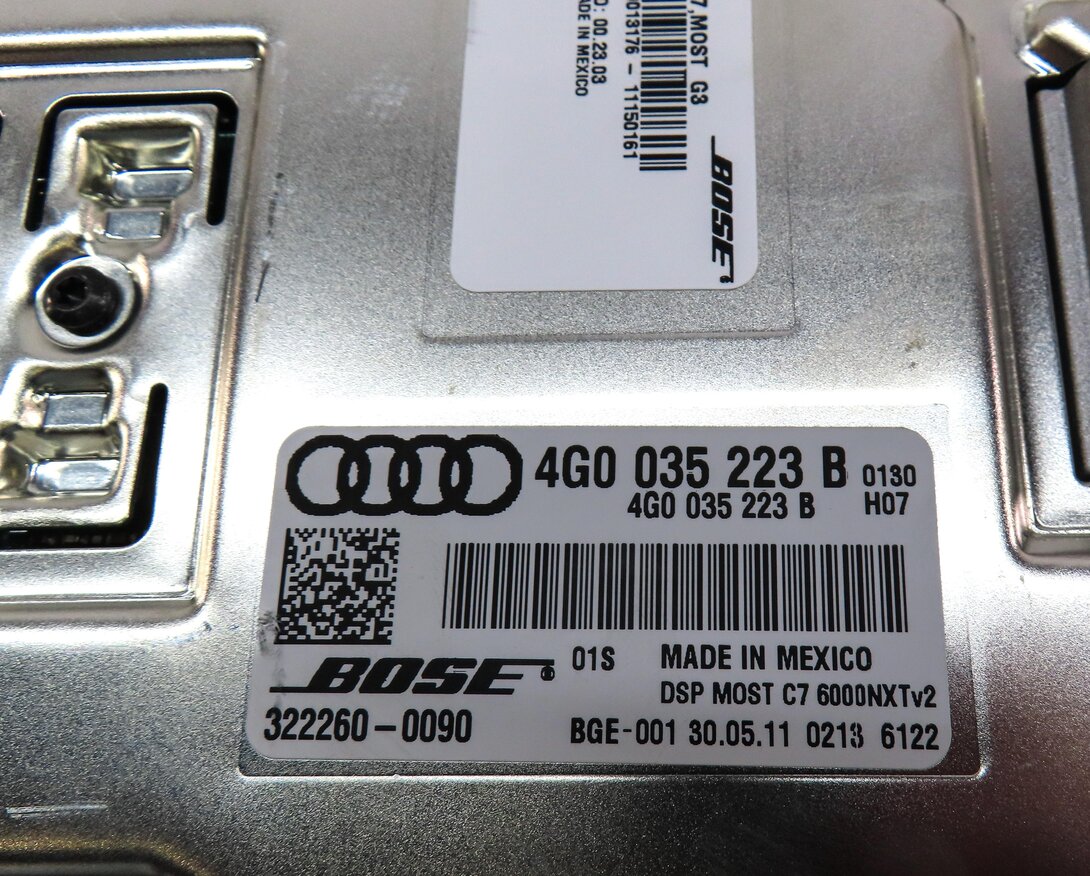 Thumbnail 4: 2011-2015 AUDI A7 S7 RS7 A8 (C7 4G8 D4 4H) RADIO STEREO BOSE AUDIO AMP AMPLIFIER