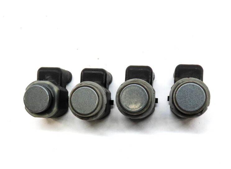 Thumbnail 2: 2012 AUDI A7 (C7 4G8) REAR PARK ASSIST PDC SENSOR SET4 (GRAY) w/ WIRE HARNESS