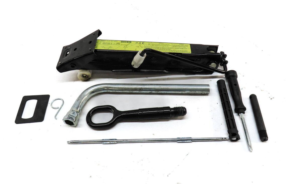 Thumbnail 2: 2012-2018 AUDI A6 S6 A7 S7 RS7 (C7) SPARE TIRE WHEEL SCISSOR JACK w/ TOOL KIT