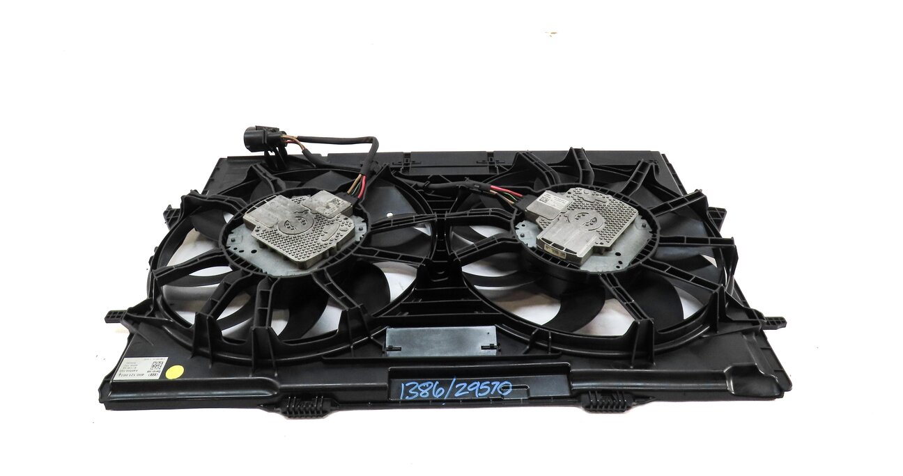 Thumbnail 5: 12-18 AUDI A6 A7 (C7) 3.0L SUPERCHARGED ENGINE - RADIATOR COOLING FAN w/ SHROUD