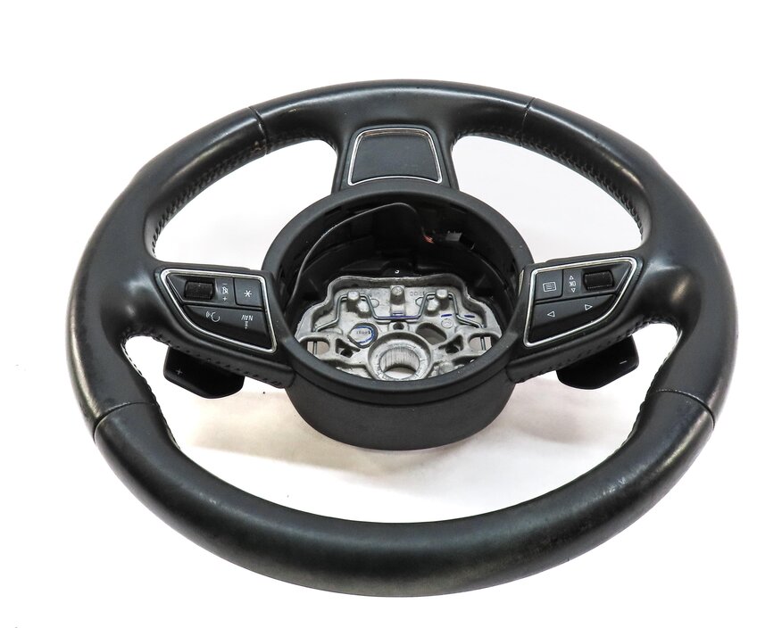Thumbnail 3: 12 AUDI A6 A7 C7 4G 4G8 3 SPOKE TIPTRONIC SPORT STEERING WHEEL & BUTTONS PADDLES