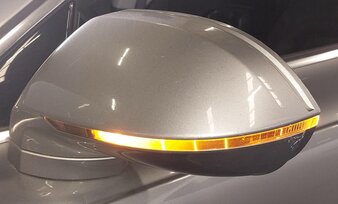Thumbnail 2: 12-15 AUDI A7 (C7 4G8) FRONT LEFT DOOR MIRROR HEATED MANUAL FOLD (QUARTZ GRAY)