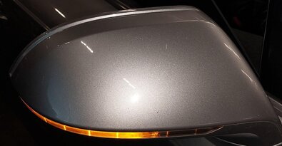 Thumbnail 8: 12-15 AUDI A7 (C7 4G8) FRONT RIGHT DOOR MIRROR HEATED MANUAL FOLD (GRAY)