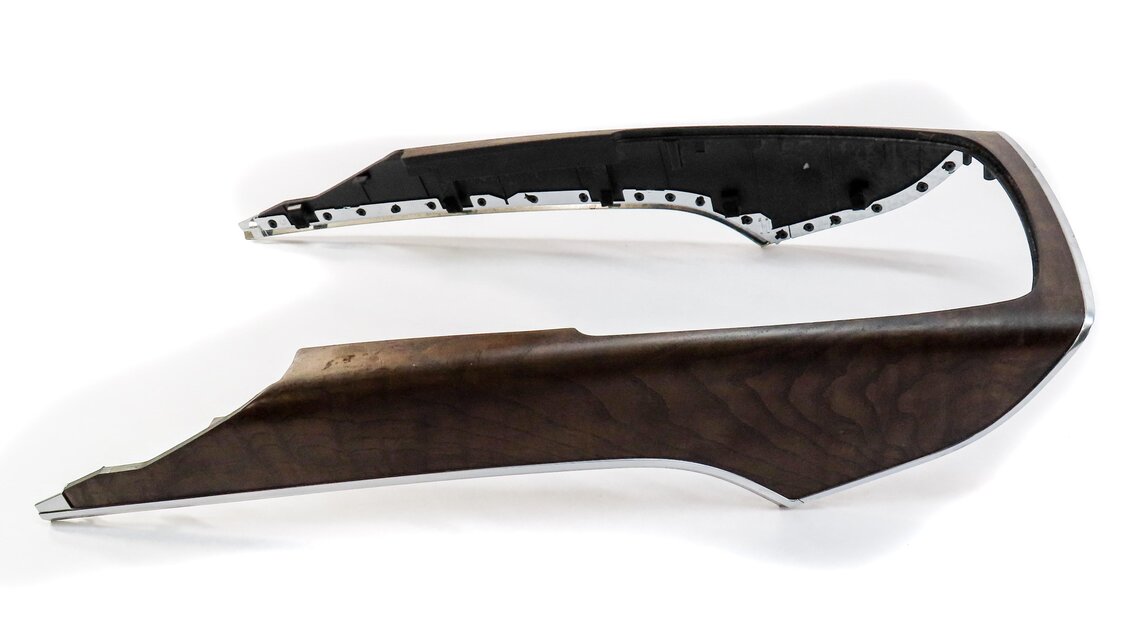 Thumbnail 9: 2012 AUDI A7 (C7 4G8) FRONT REAR LEFT RIGHT FINE GRAIN ASH WOOD TRIM SET 8
