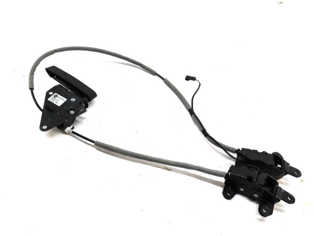 2012 BMW X5 (E70) REAR TRUNK RELEASE HANDLE LOCK LATCH SET 3 w/ CABLES
