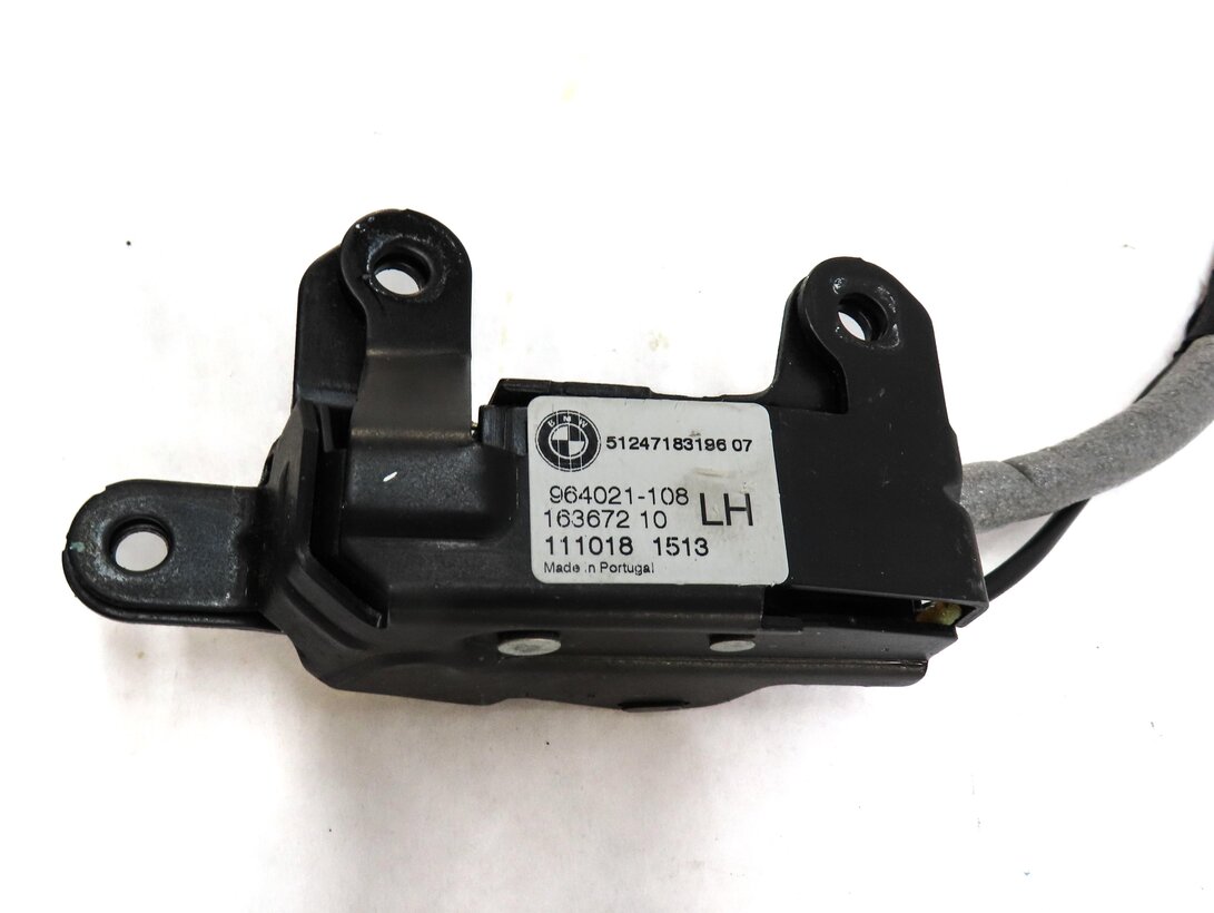 Thumbnail 10: 2012 BMW X5 (E70) REAR TRUNK RELEASE HANDLE LOCK LATCH SET 3 w/ CABLES