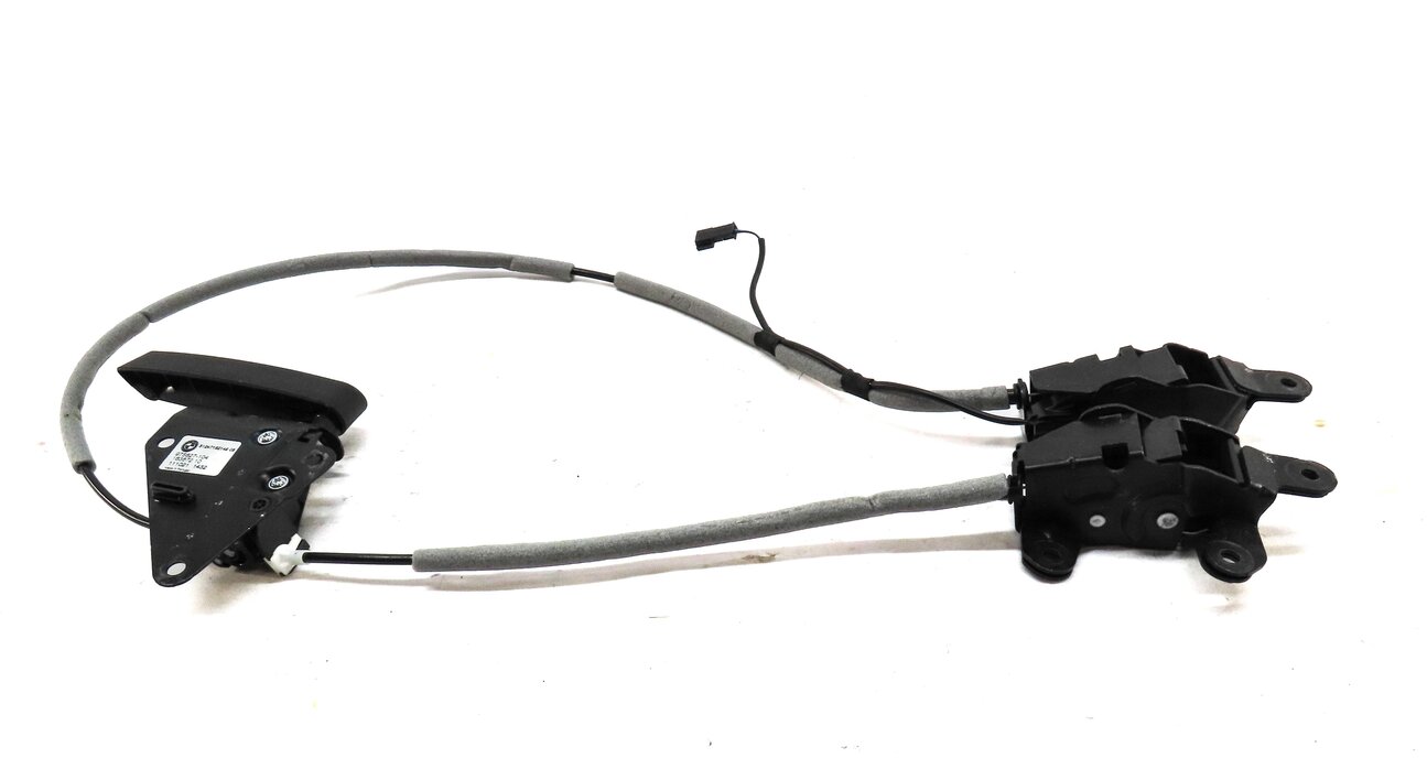 Thumbnail 3: 2012 BMW X5 (E70) REAR TRUNK RELEASE HANDLE LOCK LATCH SET 3 w/ CABLES