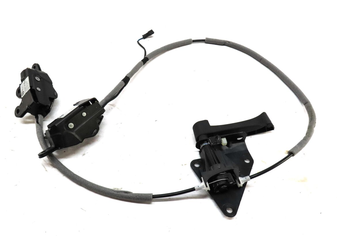 Thumbnail 4: 2012 BMW X5 (E70) REAR TRUNK RELEASE HANDLE LOCK LATCH SET 3 w/ CABLES