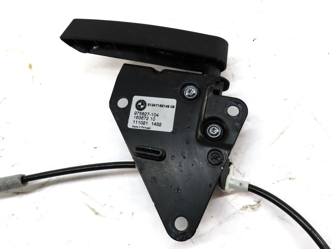 Thumbnail 6: 2012 BMW X5 (E70) REAR TRUNK RELEASE HANDLE LOCK LATCH SET 3 w/ CABLES