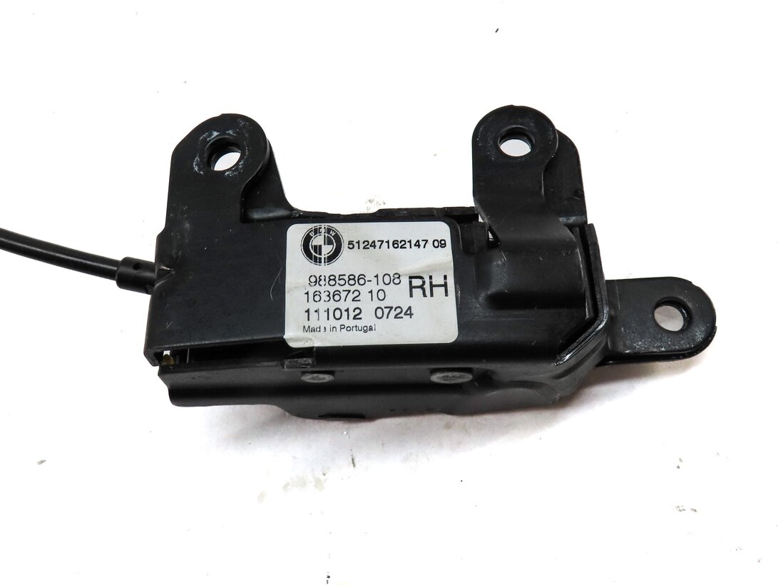 Thumbnail 8: 2012 BMW X5 (E70) REAR TRUNK RELEASE HANDLE LOCK LATCH SET 3 w/ CABLES