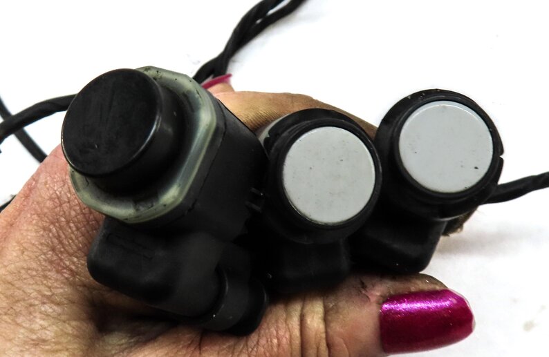 Thumbnail 4: 2012 BMW X5 (E70) REAR PARK ASSIST PDC SENSOR SET3 (WHITE) w/ WIRING HARNESS