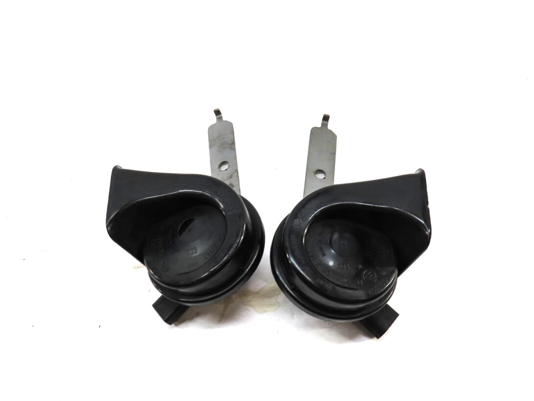 Thumbnail 3: 2010-2014 BMW X5 X6 (E70 E71) HIGH & LOW TONE SAFETY HORN SET-2