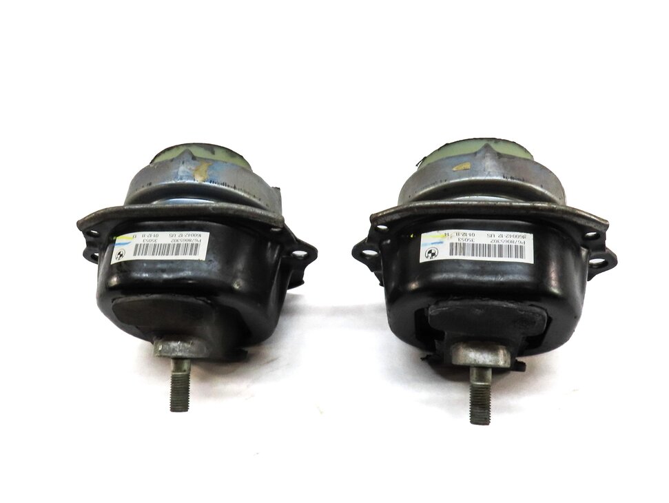 Thumbnail 4: 2012 BMW X5 (E70) 4.4L TURBO N63 ENGINE LEFT & RIGHT MOTOR MOUNT SET 2 6780653