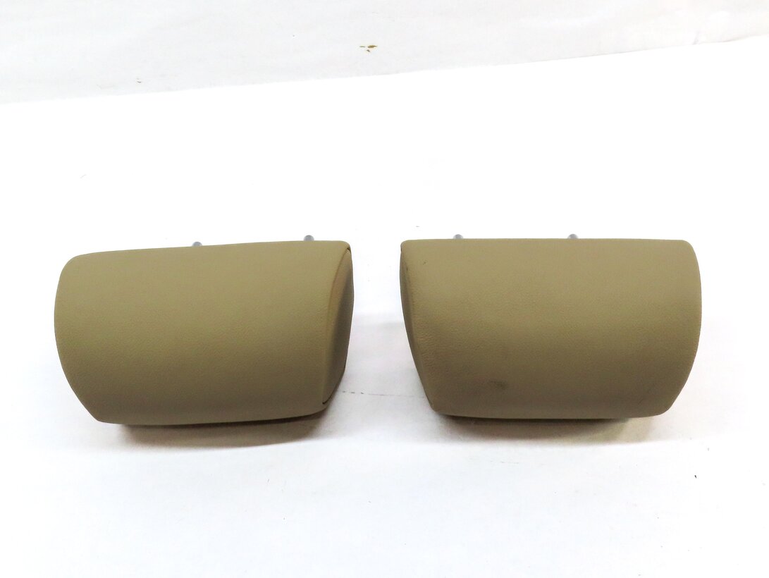 Thumbnail 5: 09-13 BMW X5 (E70) REAR LEFT & RIGHT SEAT HEADREST (BEIGE NEVADA LEATHER LVB4)