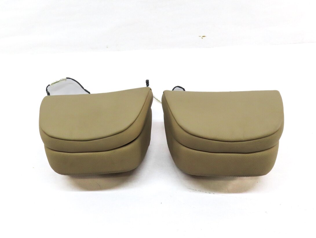 Thumbnail 3: 10-14 BMW X5 X6 (E70 E71) FRONT LEFT & RIGHT SPORT SEAT HEADREST SET 2 (BEIGE)