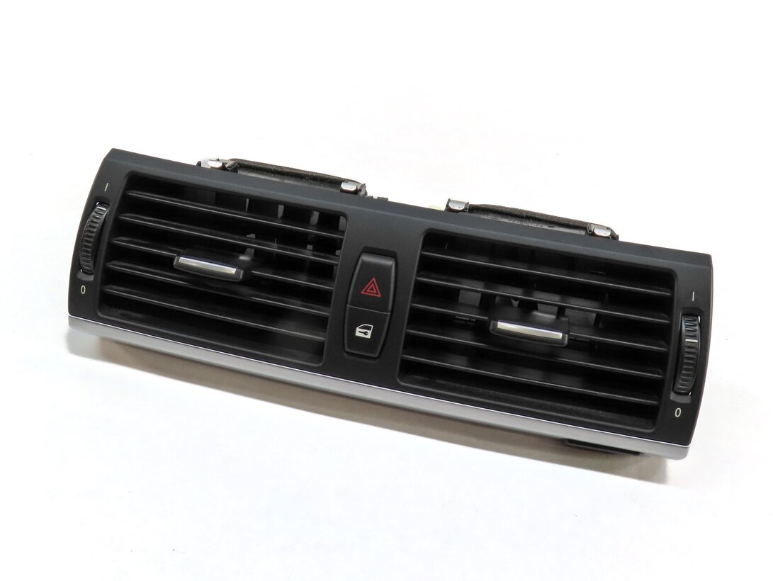 2012 BMW X5 E70 FRONT CENTER DASH HVAC A/C HEATER AIR VENT w/ LOCK SWITCH HAZARD