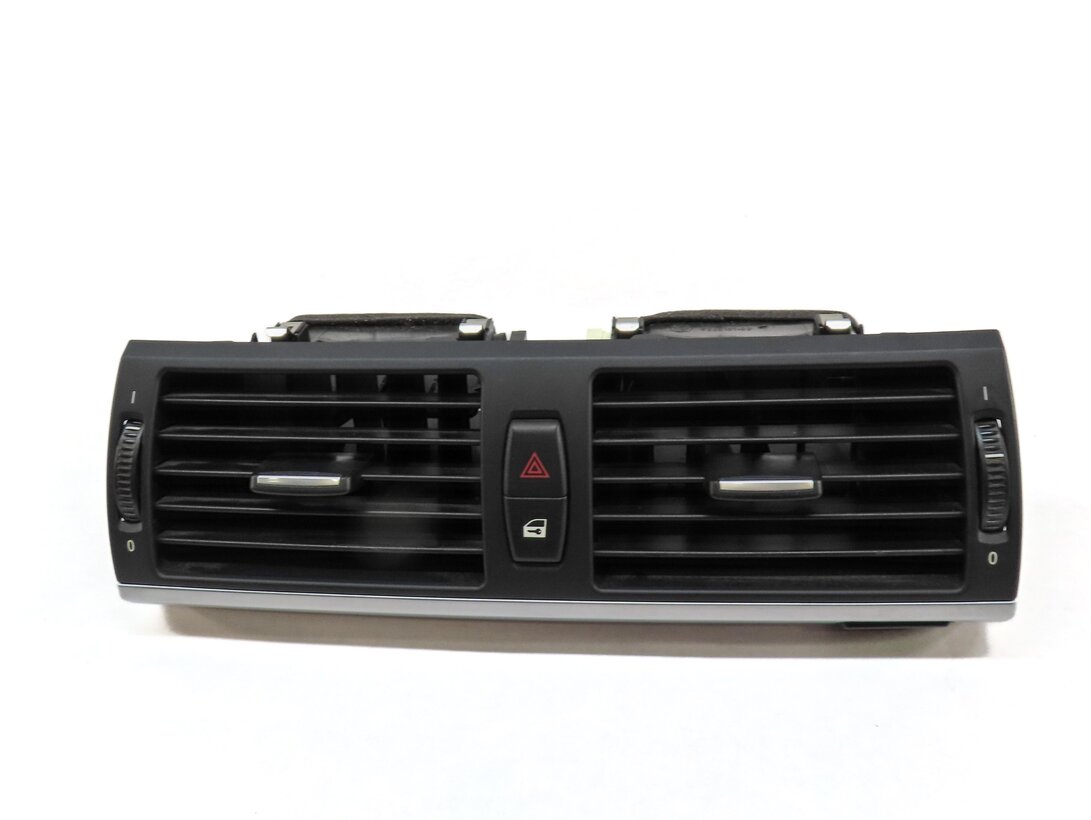 Thumbnail 2: 2012 BMW X5 E70 FRONT CENTER DASH HVAC A/C HEATER AIR VENT w/ LOCK SWITCH HAZARD