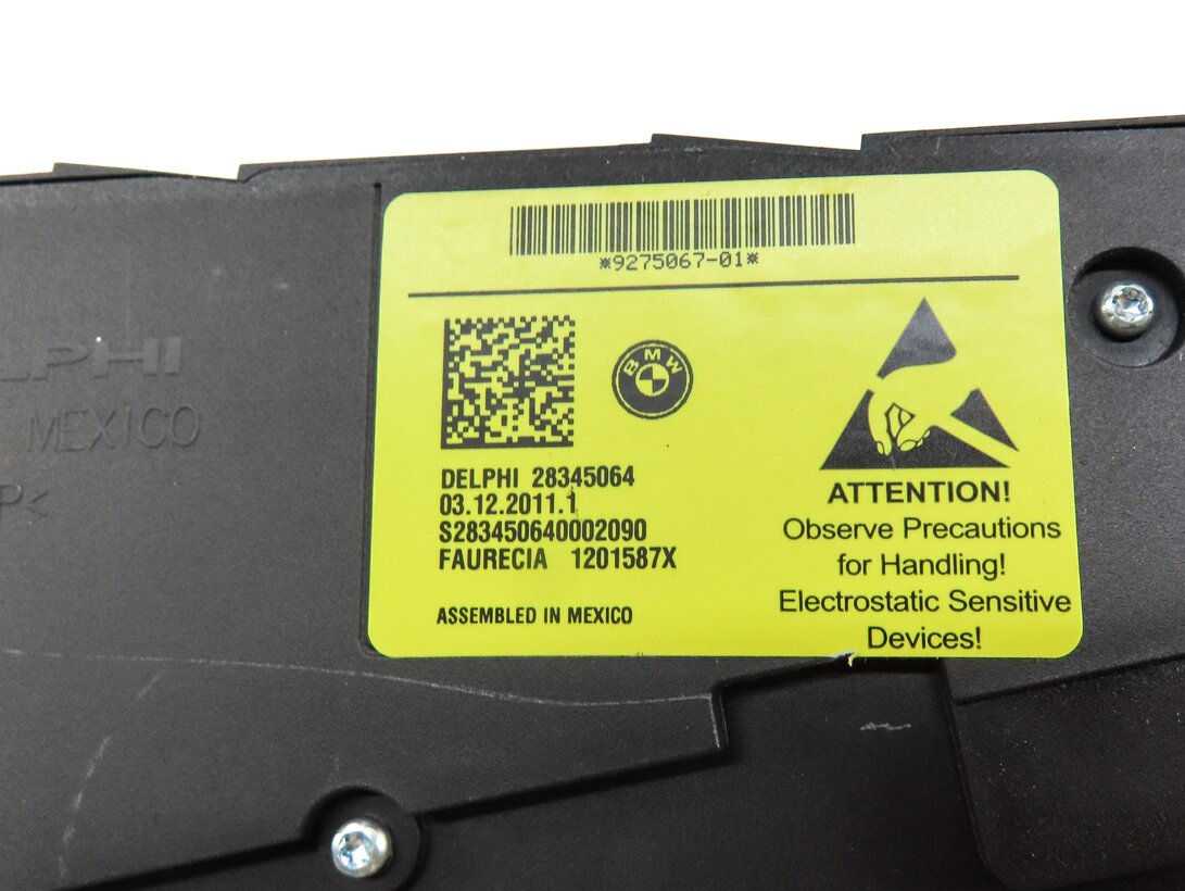 Thumbnail 5: 2012 BMW X5 (E70) FRONT LEFT DRIVER SEAT MEMORY ADJUST ADJUSTMENT SWITCH (BLACK)