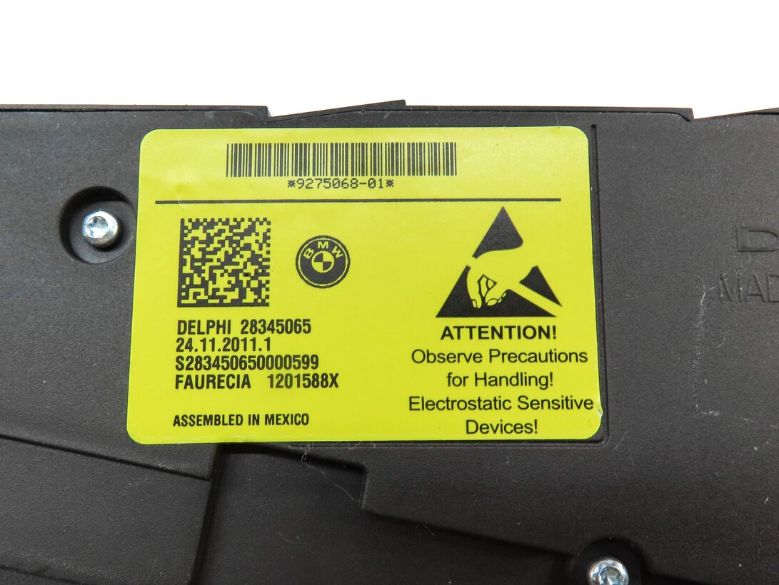 Thumbnail 5: 2012 BMW X5 (E70) FRONT RIGHT PASSENGER MEMORY SEAT ADJUSTMENT SWITCH (BLACK)