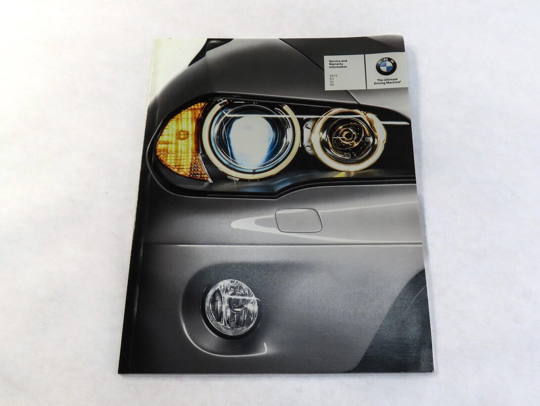 Thumbnail 4: 2012 BMW X5 (E70) OWNERS MANUAL BOOKLET SET 5 w/ CARRYING CASE
