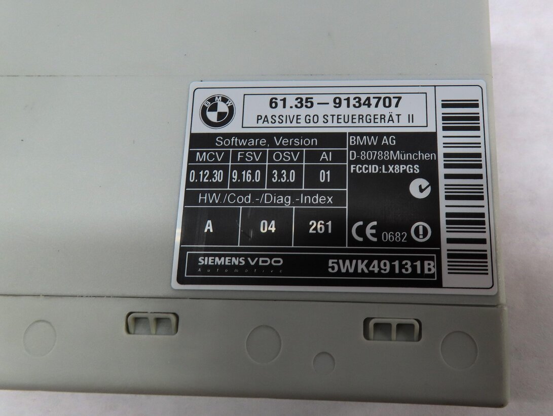 Thumbnail 3: 07-14 BMW 5 X5 X6M SERIES (E60 E70 E71) KEYLESS ENTRY PASSIVE GO CONTROL MODULE