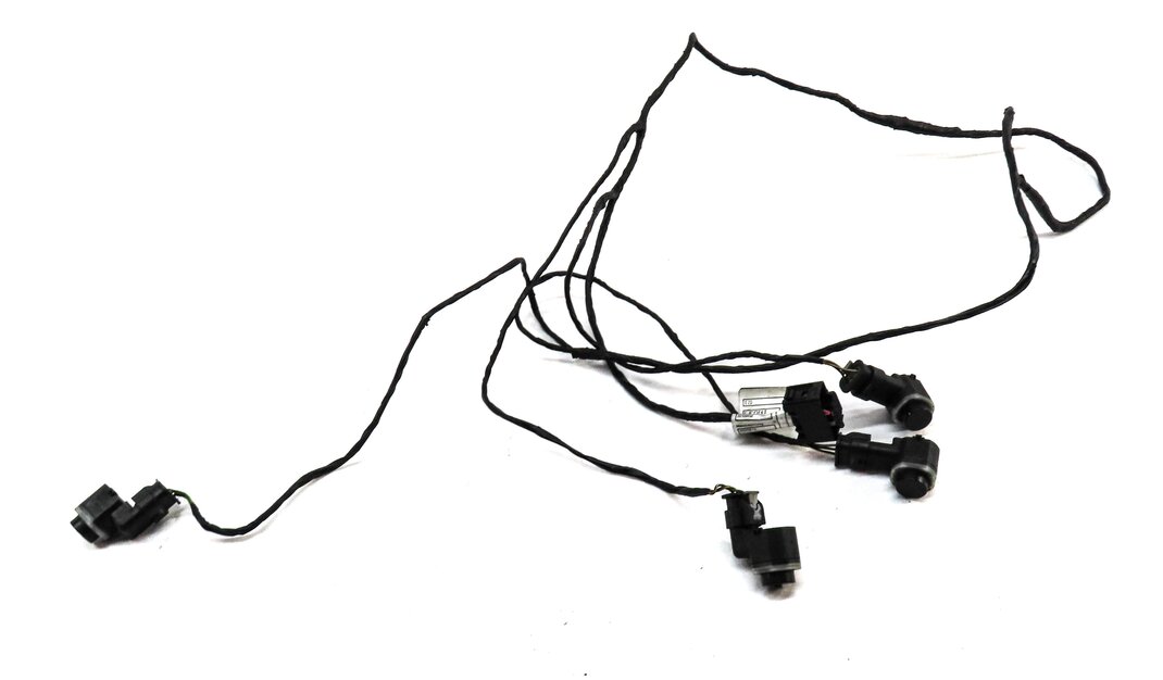2012 BMW X5 (E70) FRONT PARK ASSIST PDC SENSOR SET4 (WHITE) w/ WIRE HARNESS