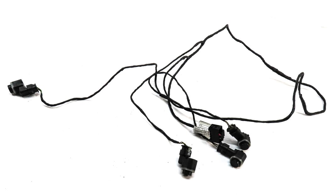Thumbnail 3: 2012 BMW X5 (E70) FRONT PARK ASSIST PDC SENSOR SET4 (WHITE) w/ WIRE HARNESS