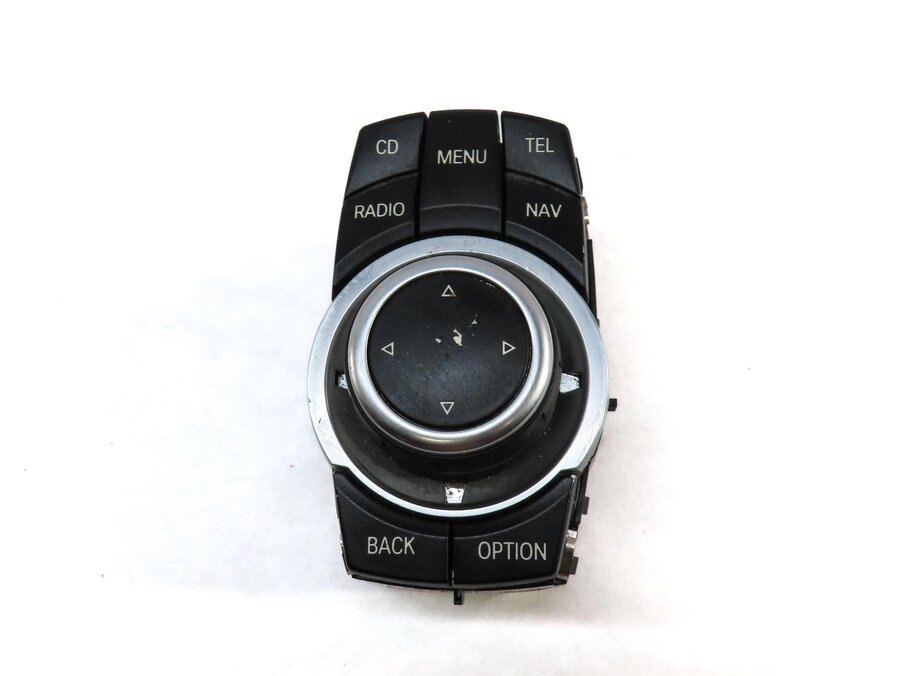 Thumbnail 3: 2012 BMW X5 E70 RADIO MEDIA NAVIGATION PHONE I-DRIVE CONTROL KNOB 4 PIN 92493438