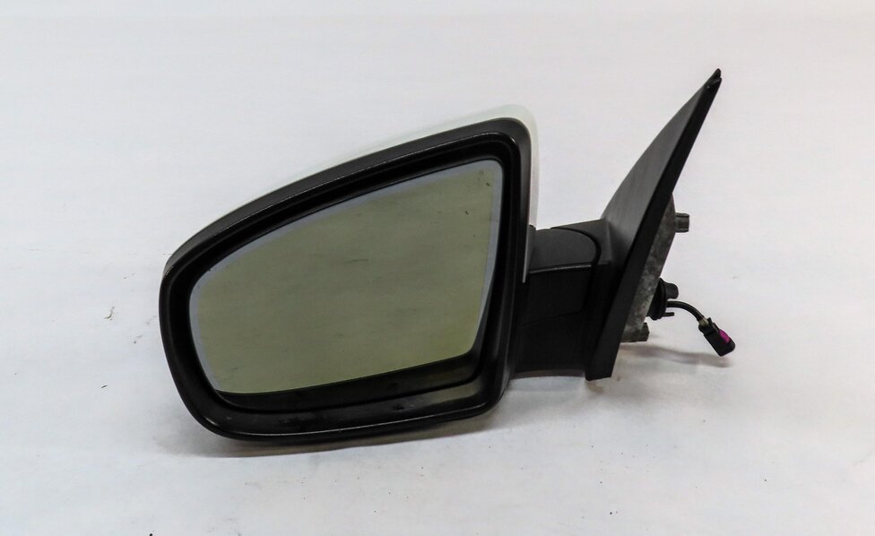 2010-2013 BMW X5 (E70) LEFT P-FOLD AUTODIM CAMERA HEATED DOOR MIRROR (WHITE)