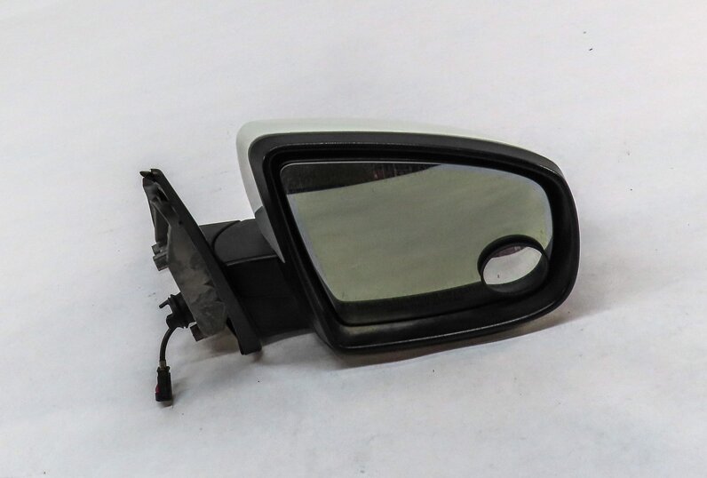 Thumbnail 1: 2010-2013 BMW X5 (E70) RIGHT P-FOLD AUTODIM CAMERA HEATED DOOR MIRROR (WHITE)