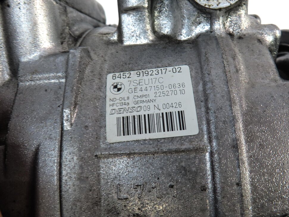 Thumbnail 6: 2008-2014 BMW X5 X6 X6M (E70 E71) 4.4L TWIN TURBO A/C AIR COMPRESSOR PUMP MOTOR