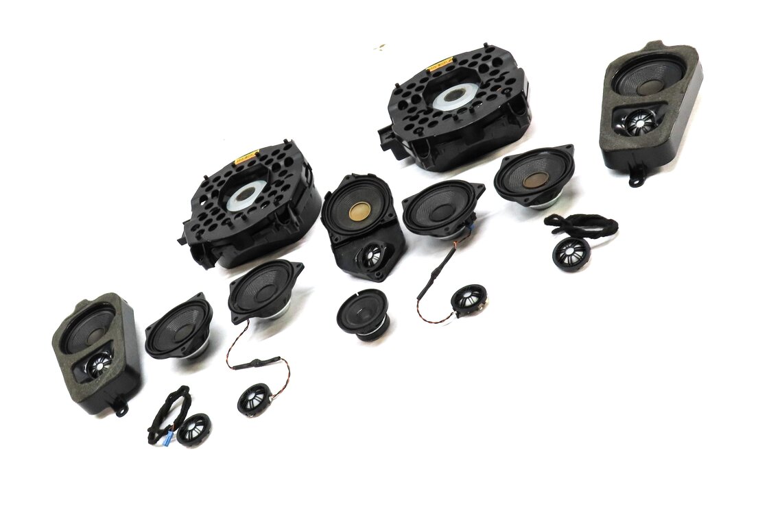 Thumbnail 17: 2012 BMW X5 (E70) FRONT REAR LEFT RIGHT DOOR DASH DECK STEREO SPEAKER SET 16