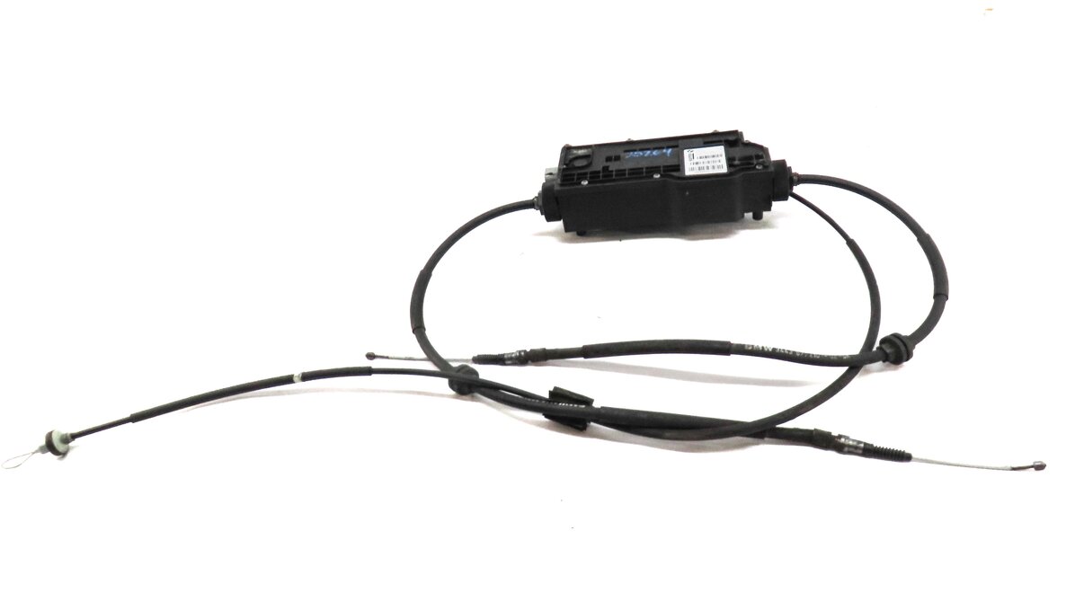 2012 BMW X5 (E70) EMERGENCY HILL PARKING E-BRAKE ACTUATOR w/ CABLES 34436850289