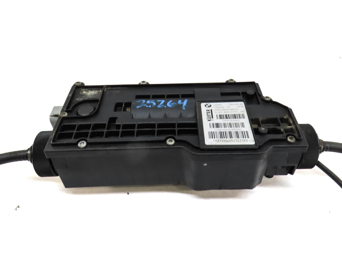 Thumbnail 3: 2012 BMW X5 (E70) EMERGENCY HILL PARKING E-BRAKE ACTUATOR w/ CABLES 34436850289