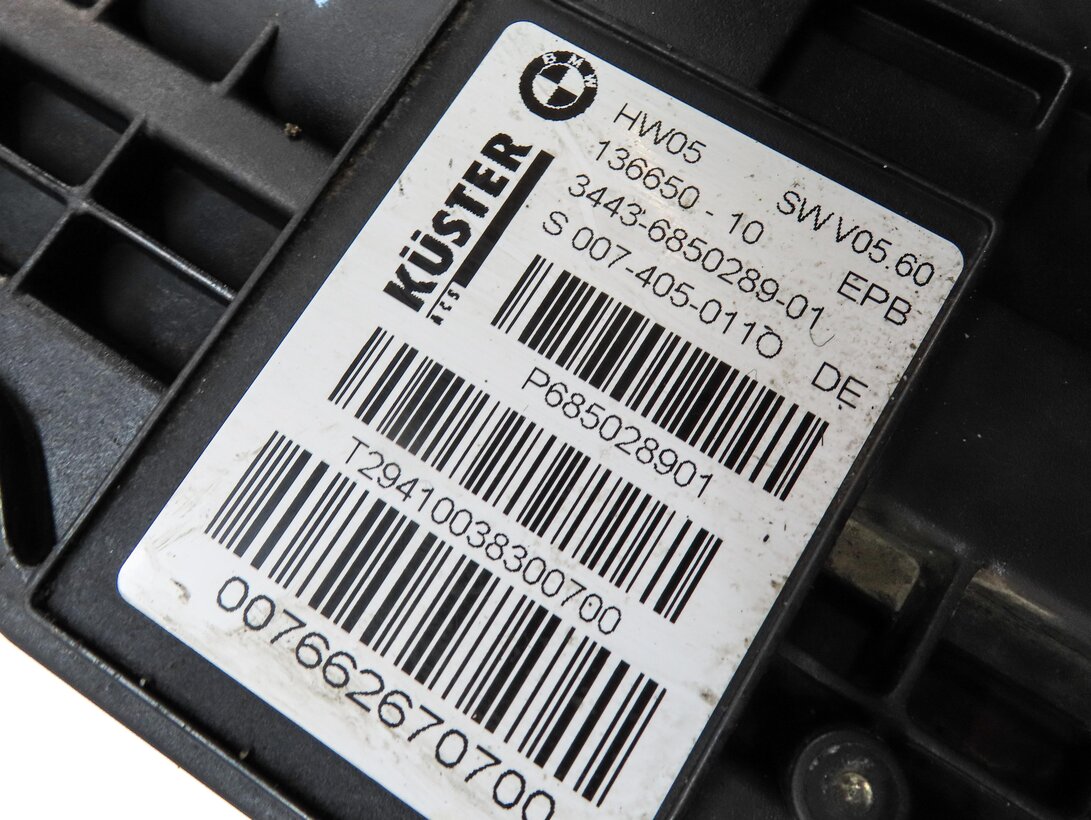 Thumbnail 6: 2012 BMW X5 (E70) EMERGENCY HILL PARKING E-BRAKE ACTUATOR w/ CABLES 34436850289