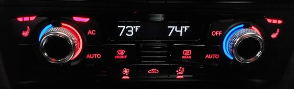Thumbnail 2: 08-13 A4 S4 A5 S5 Q5 B8 8K 8T FRONT HEATER A/C TEMPERATURE CLIMATE CONTROL PANEL