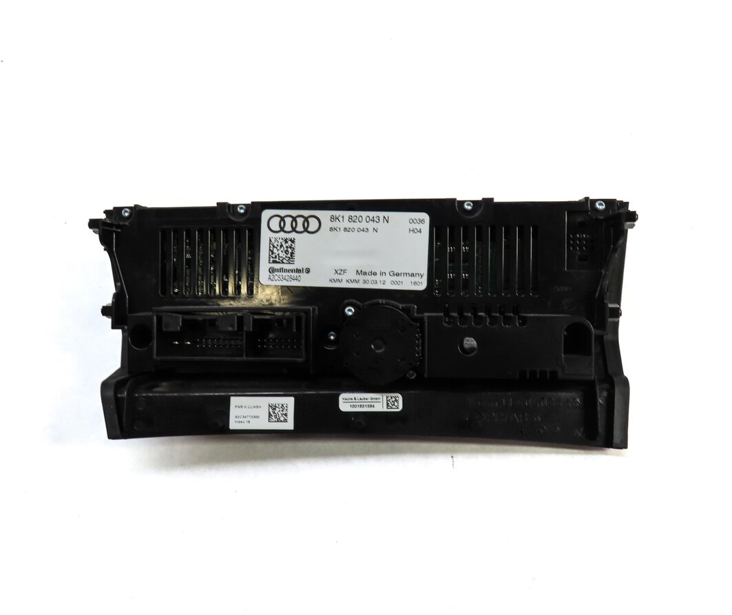 Thumbnail 5: 08-13 A4 S4 A5 S5 Q5 B8 8K 8T FRONT HEATER A/C TEMPERATURE CLIMATE CONTROL PANEL