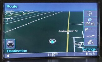 Thumbnail 1: 2013-2017 AUDI A5 S5 Q5 Q7 (4L B8 8T 8R) GPS NAVIGATION MEDIA DISPLAY SCREEN 7"