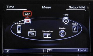 Thumbnail 2: 2013-2017 AUDI A5 S5 Q5 Q7 (4L B8 8T 8R) GPS NAVIGATION MEDIA DISPLAY SCREEN 7"