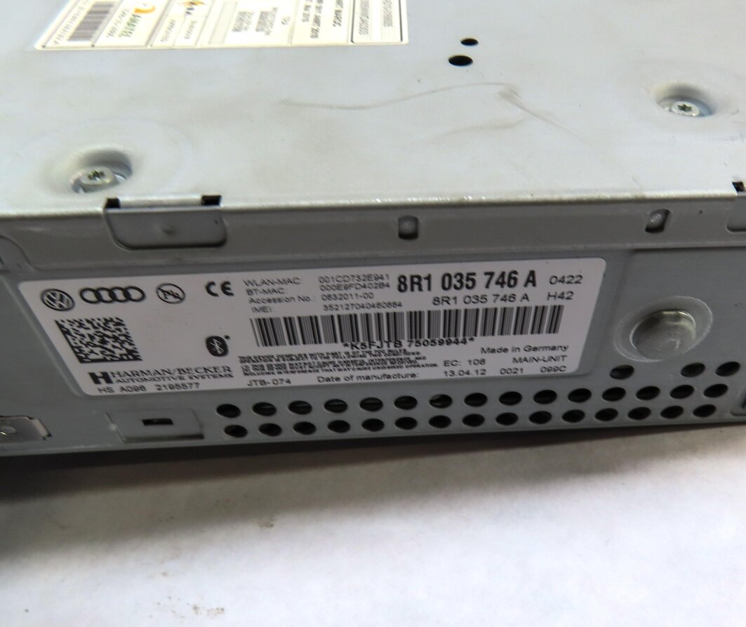 Thumbnail 7: 2013 AUDI S5 (B8 8T) RADIO STEREO MMI CD DVD SD READER MMI MULTIMEDIA PLAYER
