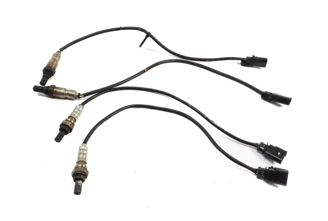 Thumbnail 2: 2013 AUDI S5 (B8 8T) 3.0L CGXC PRE POST CAT O2 OXYGEN LAMBDA PROBE SENSOR SET-4