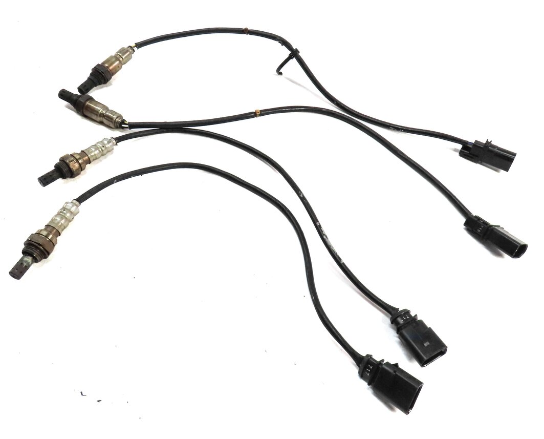 Thumbnail 3: 2013 AUDI S5 (B8 8T) 3.0L CGXC PRE POST CAT O2 OXYGEN LAMBDA PROBE SENSOR SET-4