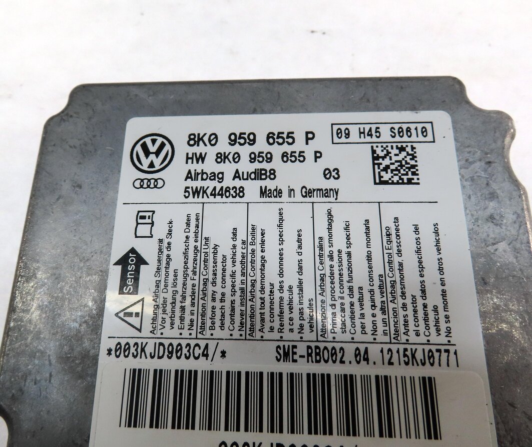 Thumbnail 3: 2013-2015 AUDI A4 A5 S4 S5 RS5 (B8 8K 8T) SRS BAG CONTROL MODULE