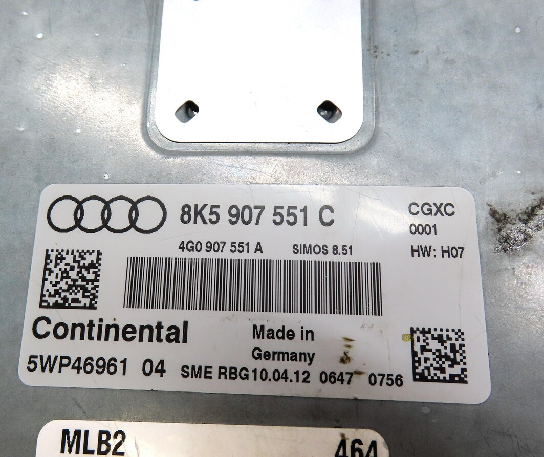 Thumbnail 13: 2013 AUDI S5 (B8 8T) 3.0L CGXC ENGINE ECM BCM GATEWAY IMMOBILIZER MODULE KEY SET